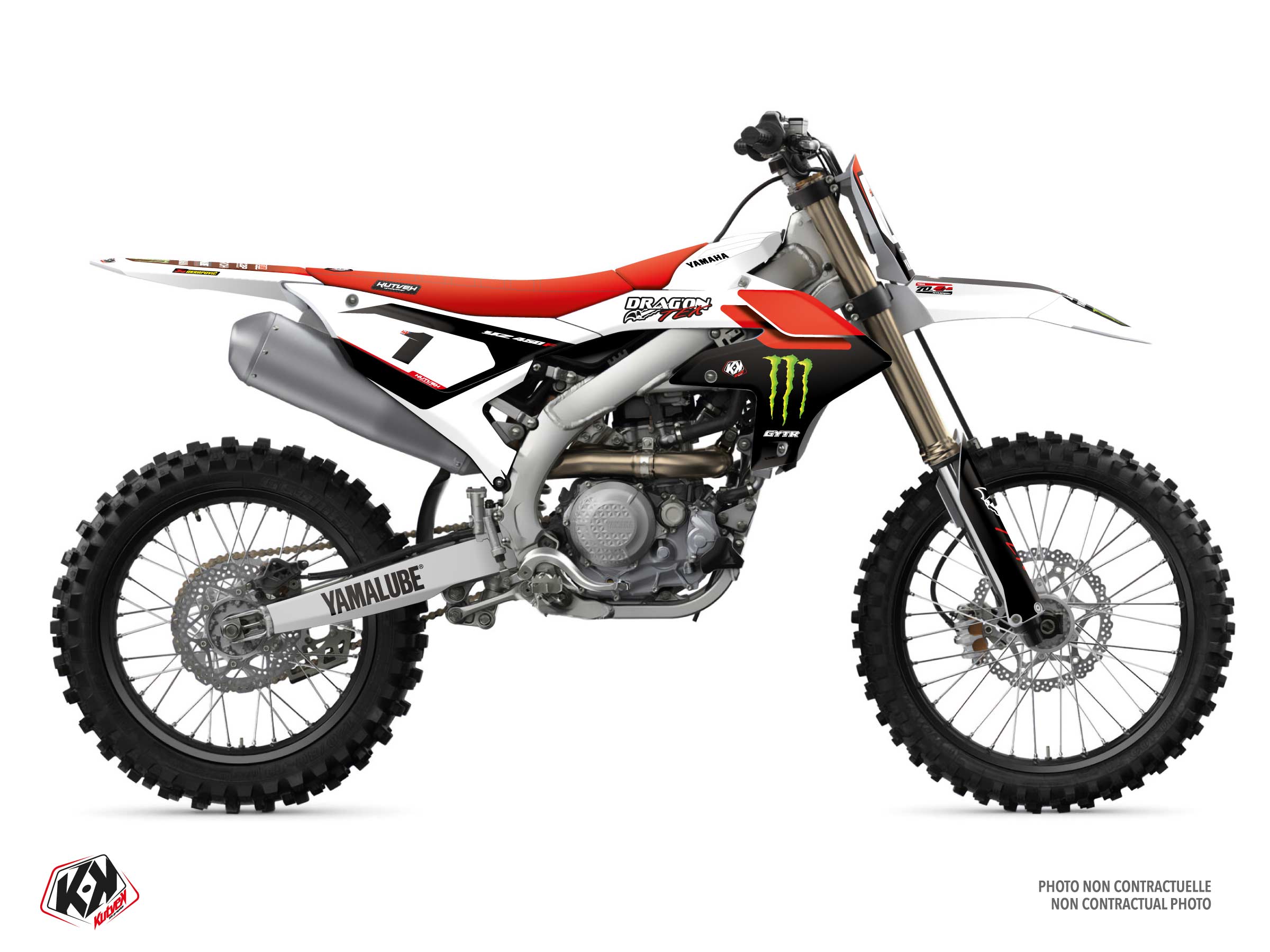 kit déco motocross yamaha replica drag'on touquet k26  