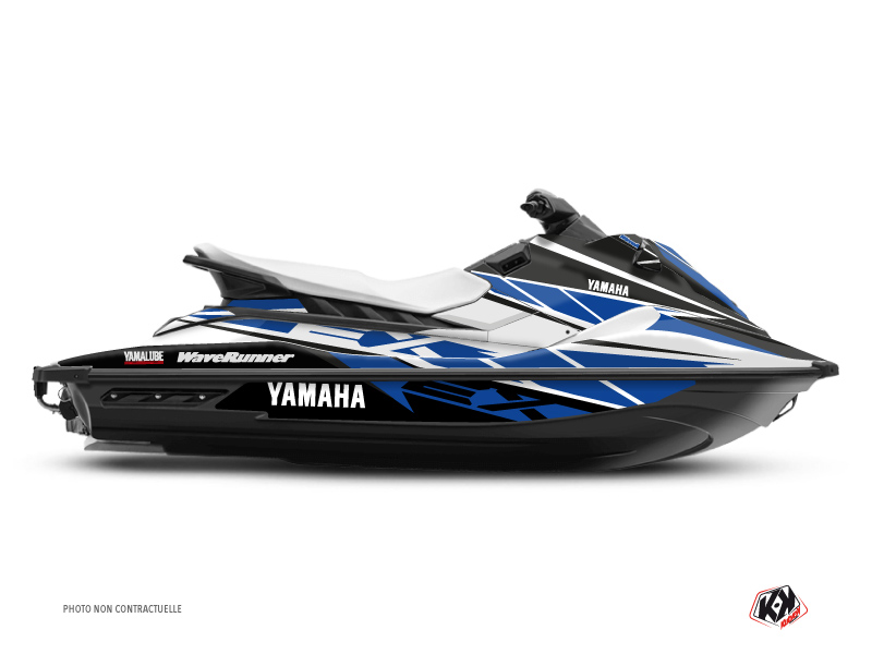 yamaha jet-ski replica  graphic kit white-blue