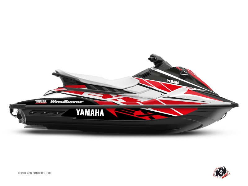 yamaha jet-ski replica  graphic kit white-red