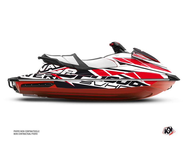 Yamaha GP 1800 Jet-Ski Replica Graphic Kit Red