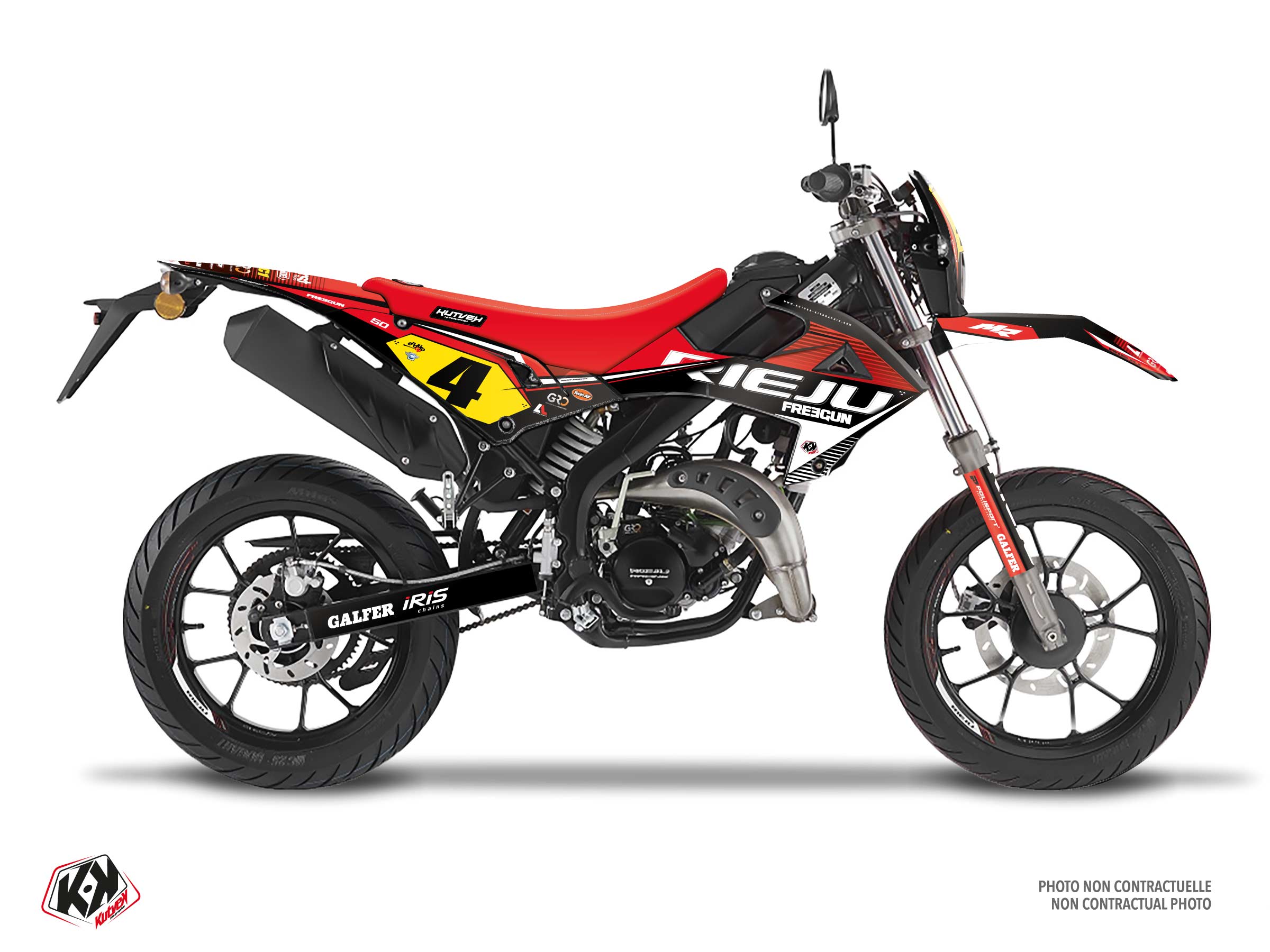 rieju 50cc replica larrieu 24  graphic kit 