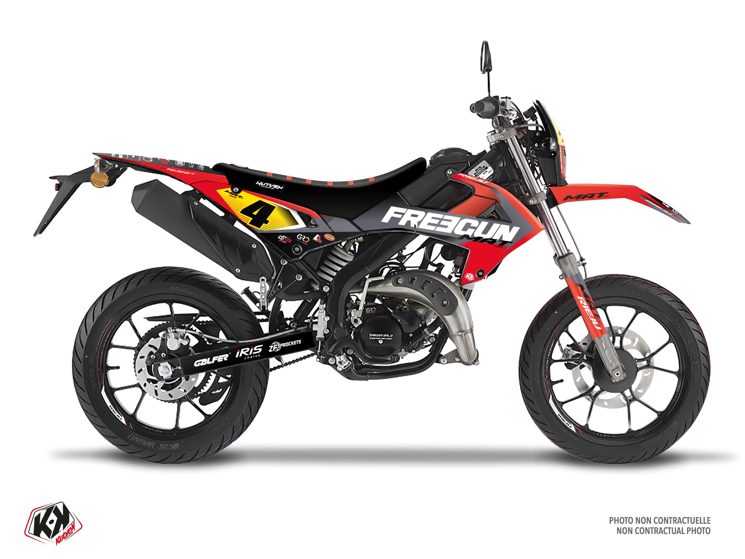 rieju 50cc replica larrieu 25  graphic kit 