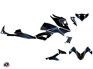 Kit Déco Moto Yamaha Steel Noir-jaune | Kutvek