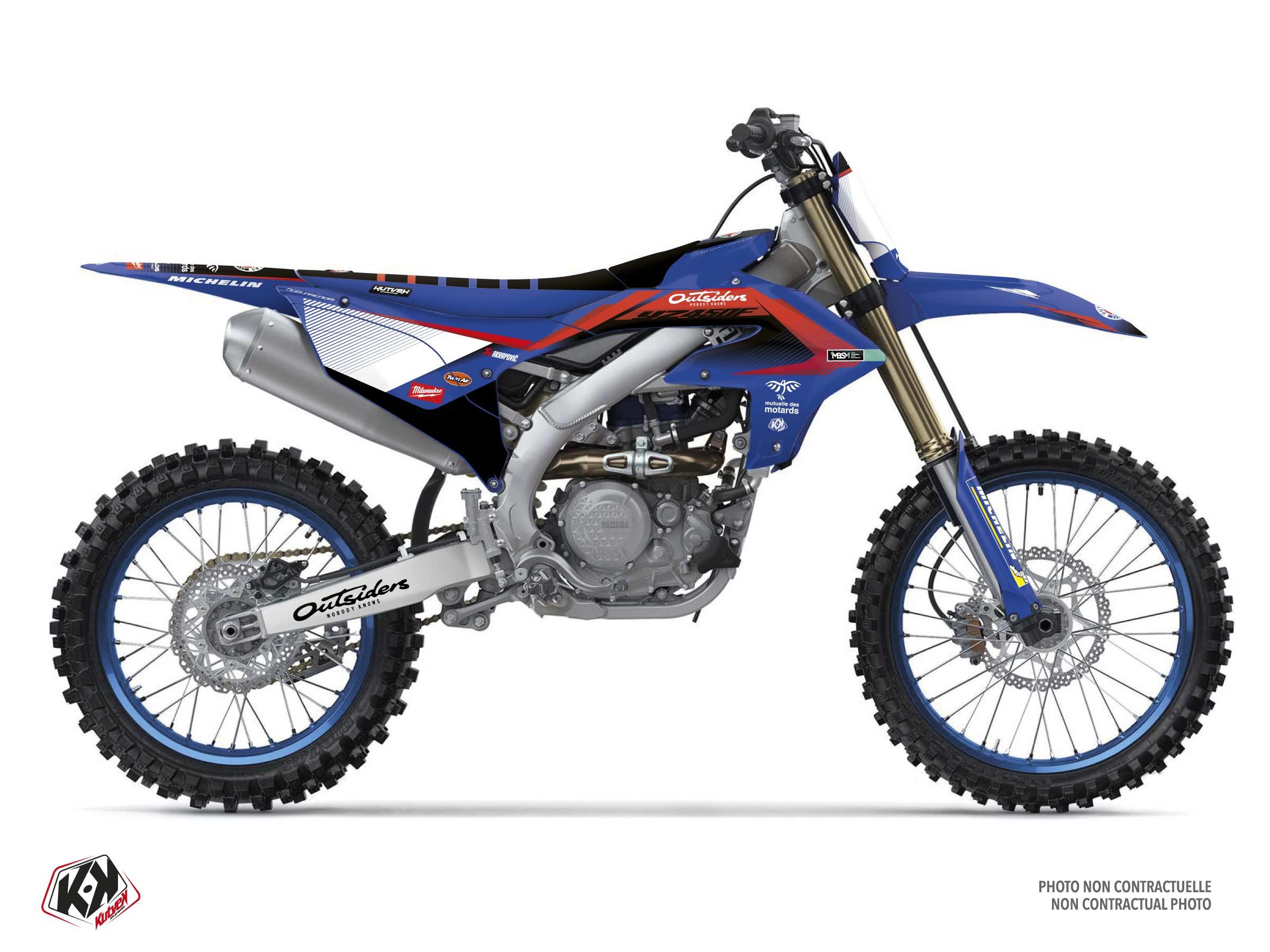 kit déco motocross yamaha replica team outsiders k26  