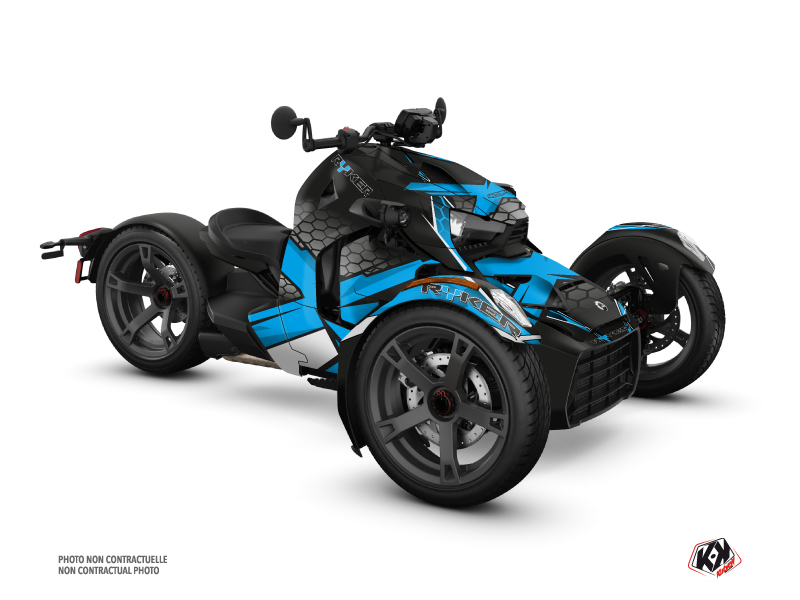 Can Am Ryker 900 Roadster Replica Graphic Kit Blue