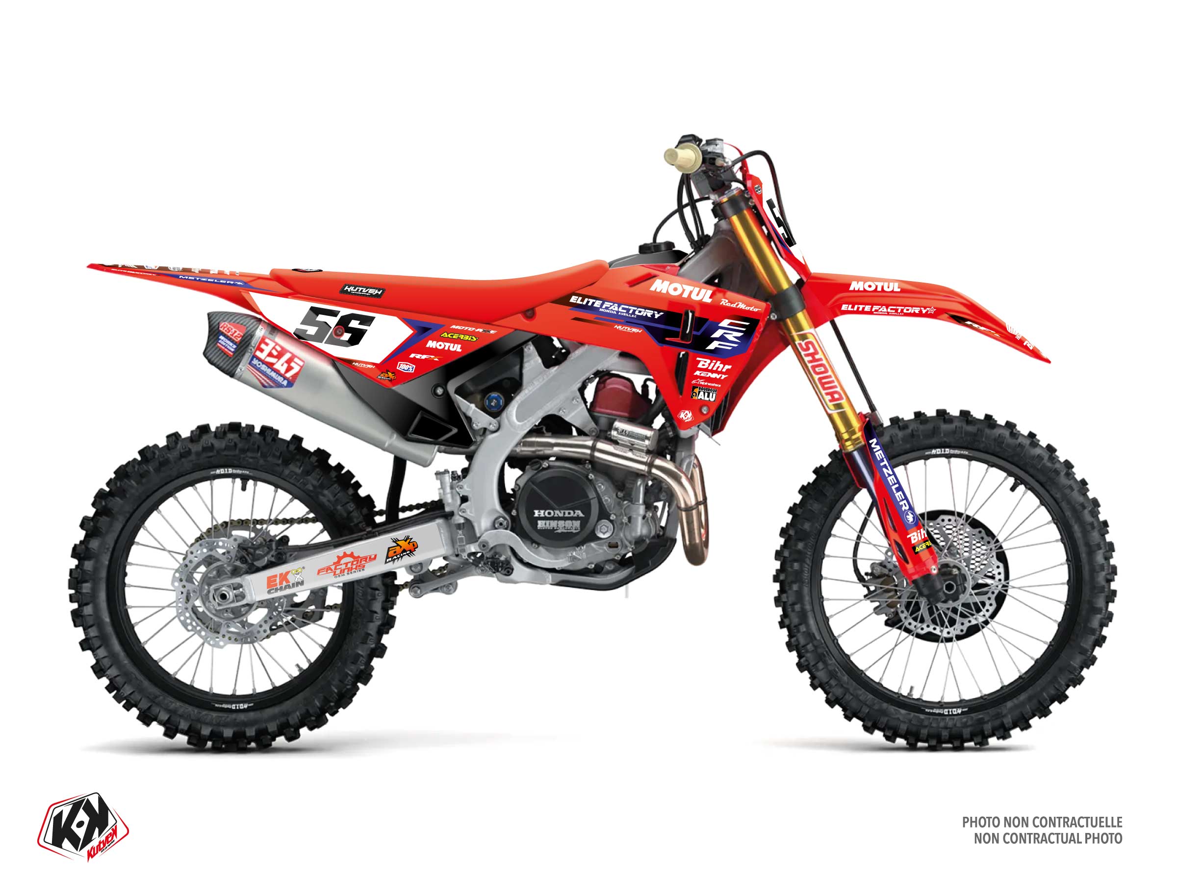 kit déco motocross honda replica team elite moto 15 k26  