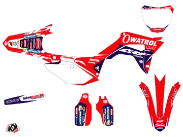 kit déco motocross honda replica team luc1 2017 | Kutvek