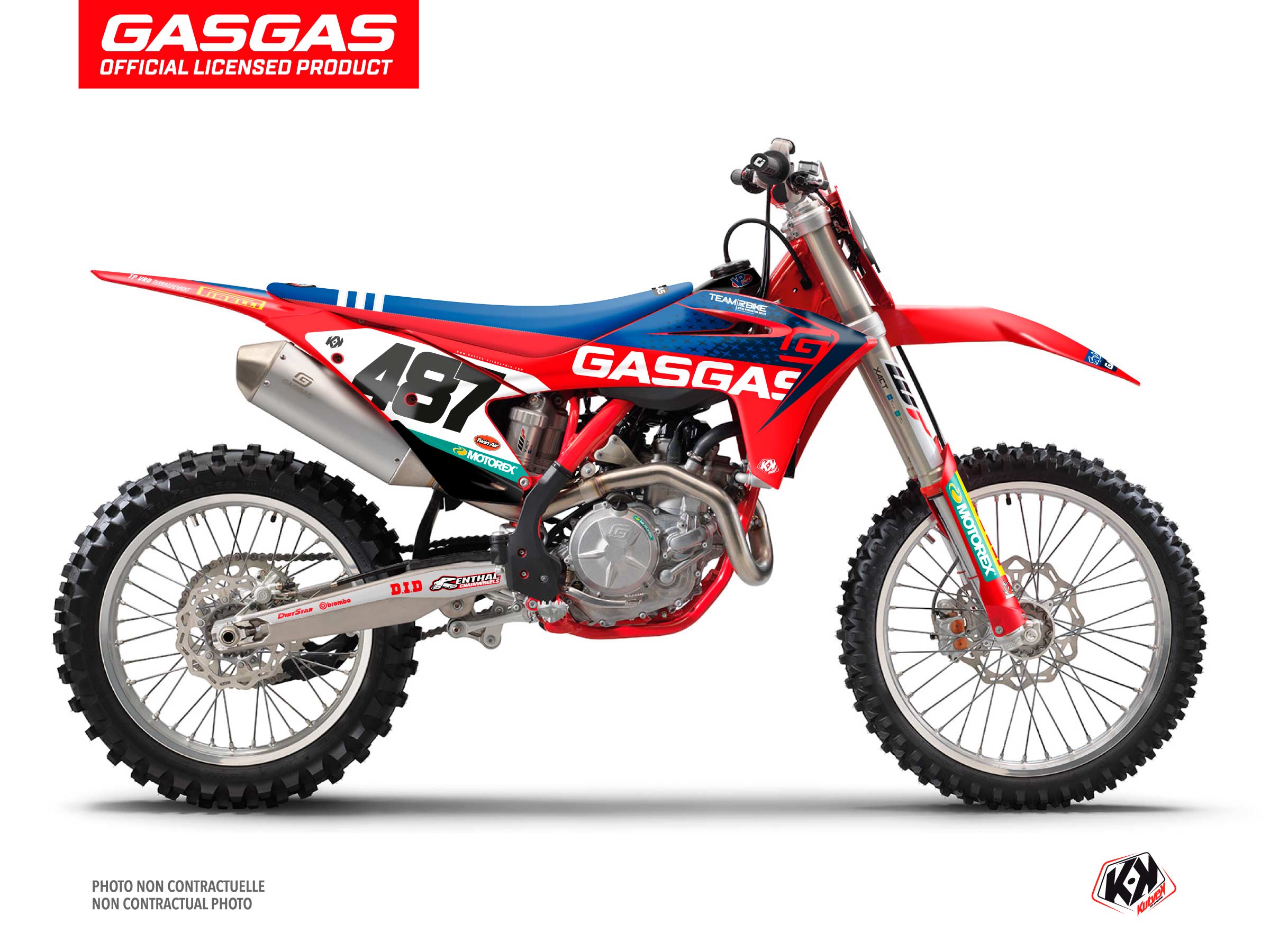 Kit Déco Moto Cross Replica Team RBike GASGAS EX 300