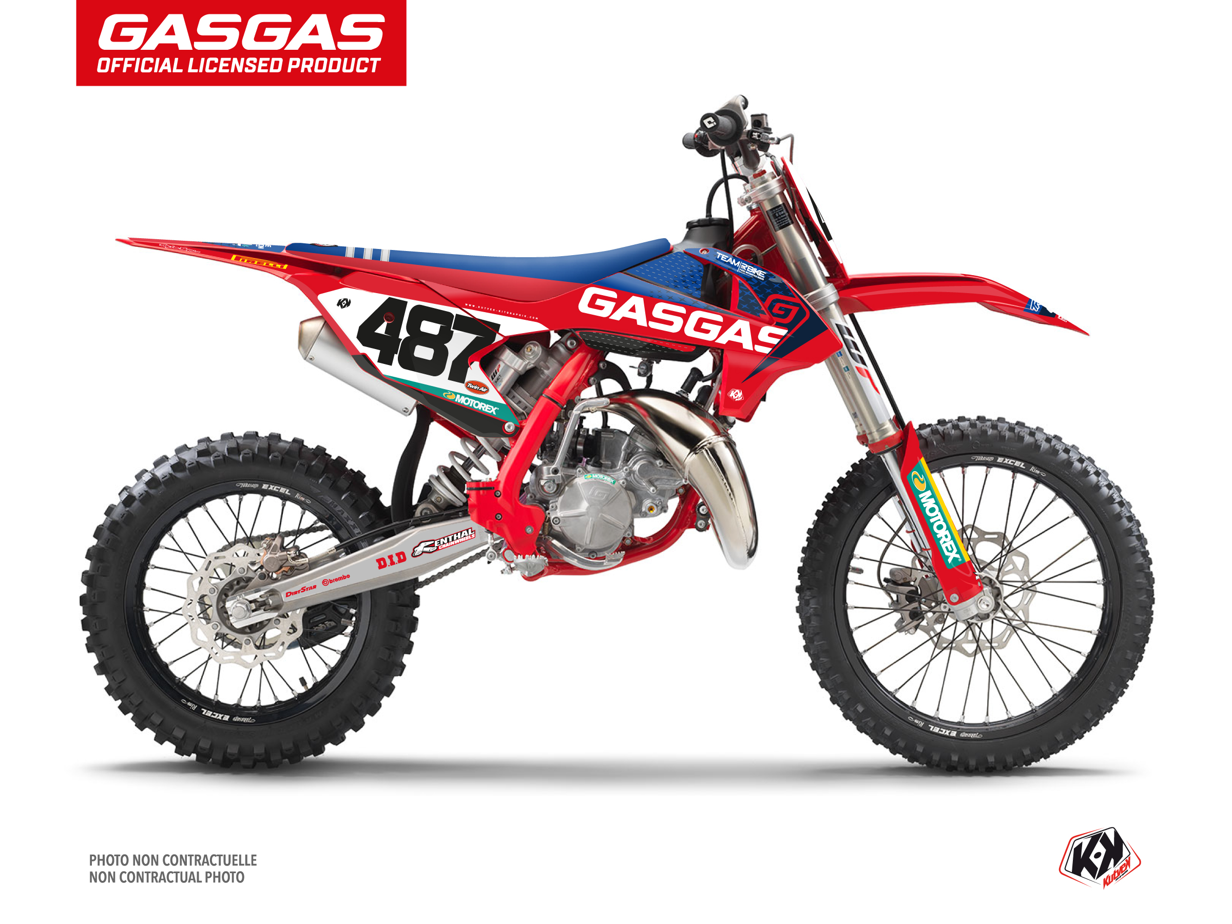 GASGAS MC 65 Dirt Bike Replica Team RBike Graphic Kit
