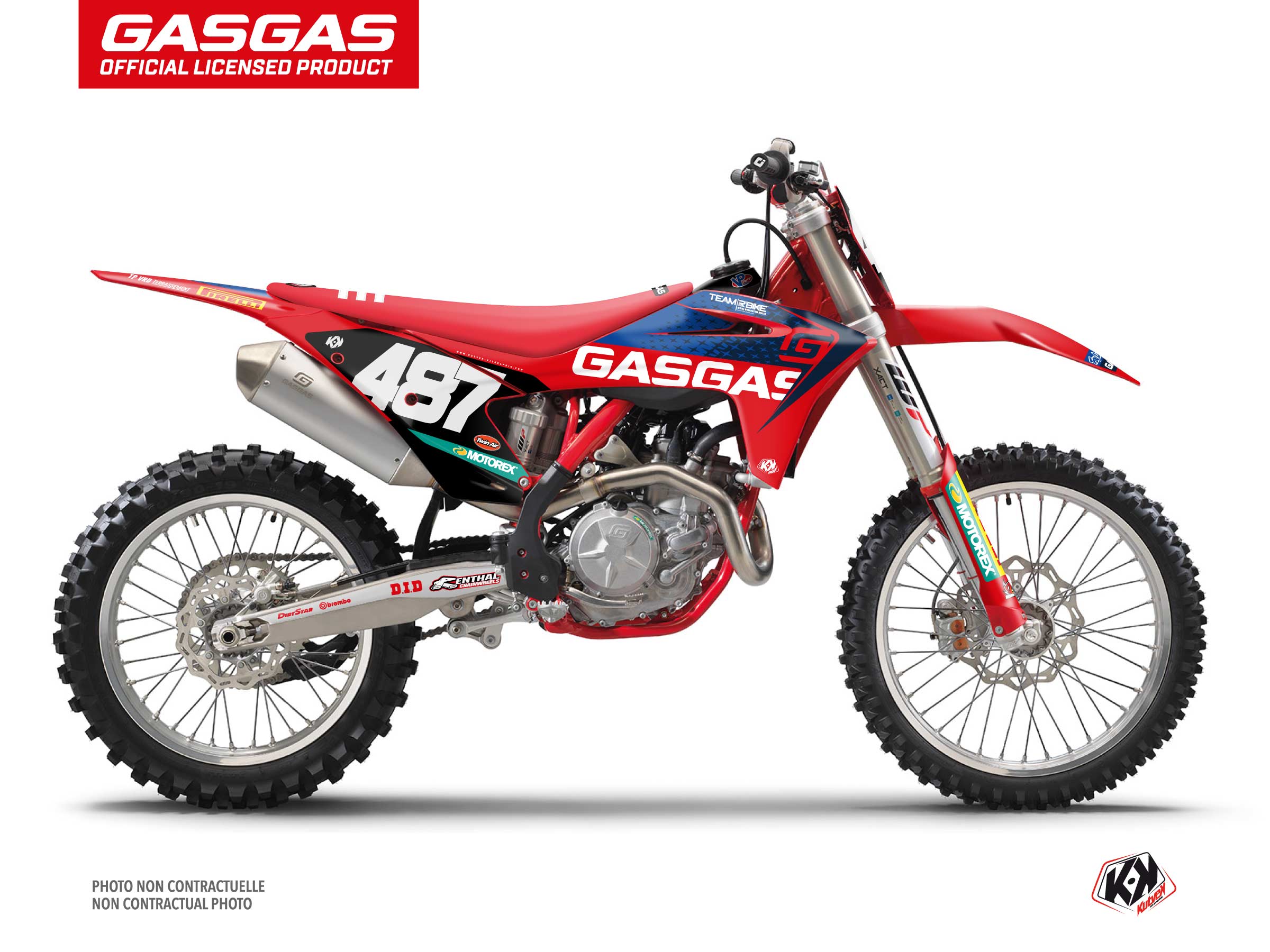 kit déco motocross gasgas replica team rbike  