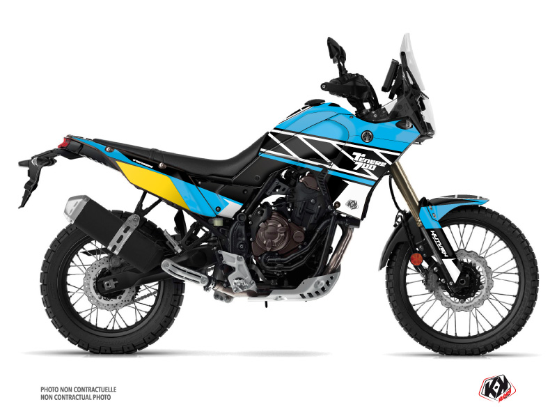 Kit Déco Moto Replica Yamaha TENERE 700 Cyan
