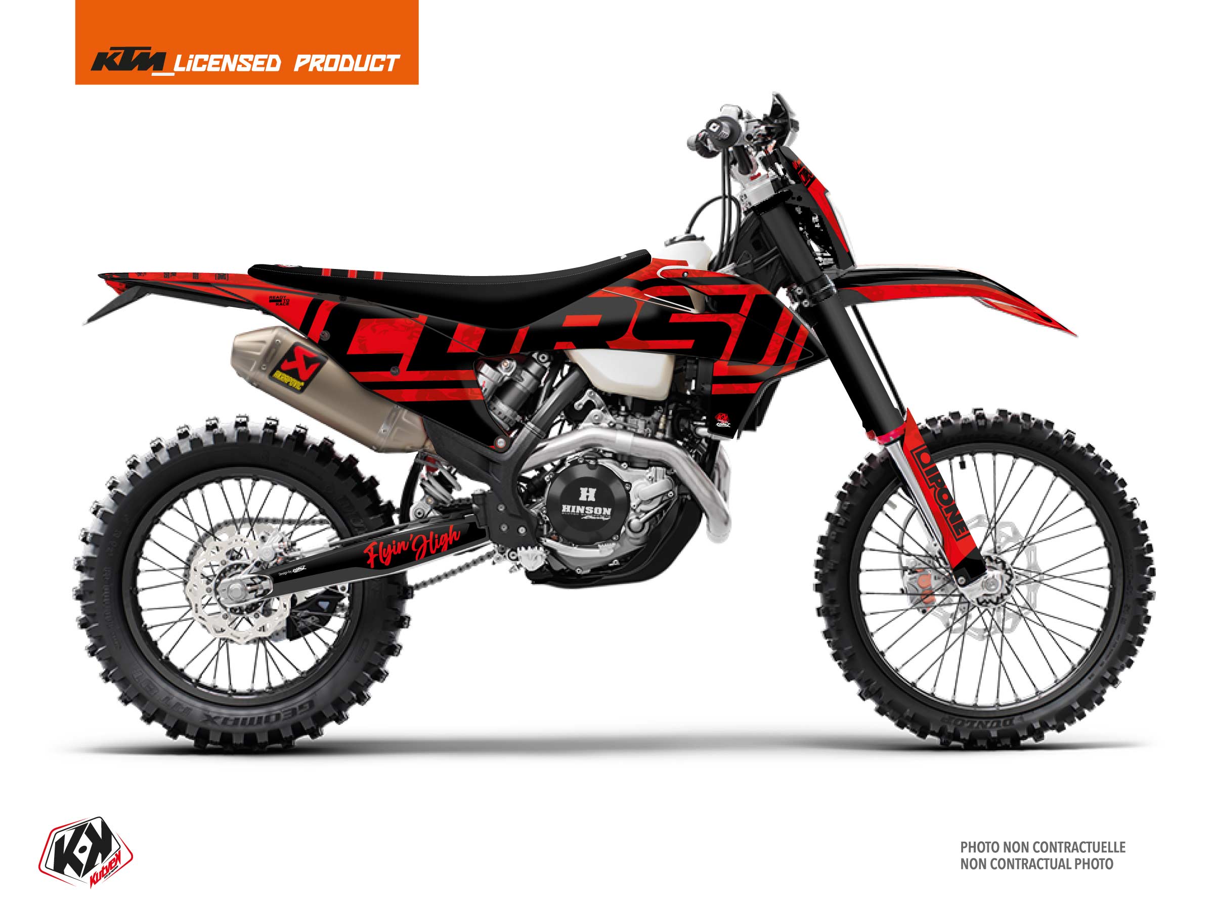 ktm dirt bike replica thomas corsi summer k23 graphic kit black