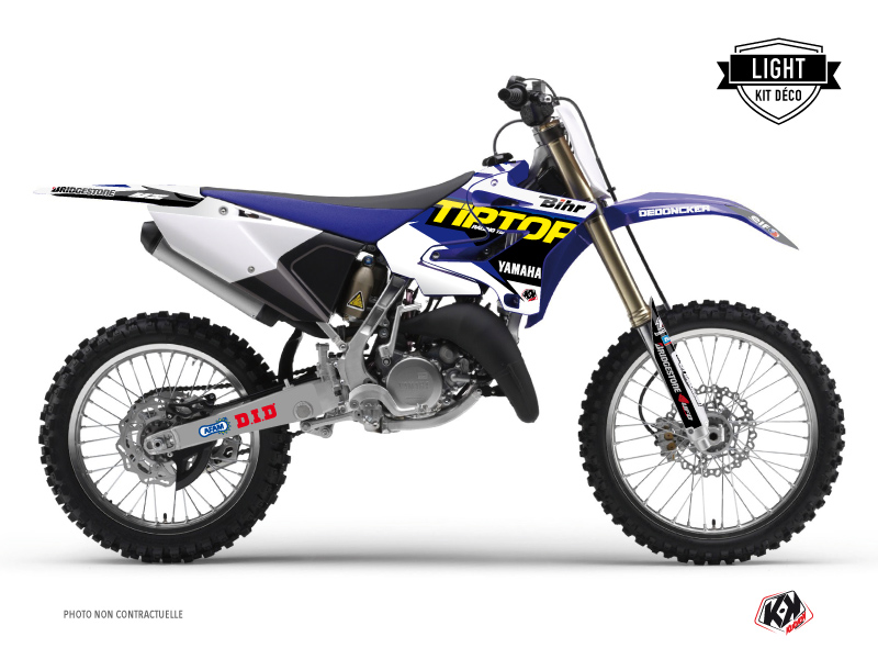 Yamaha 125 YZ Dirt Bike Replica Team Tip Top Graphic Kit LIGHT