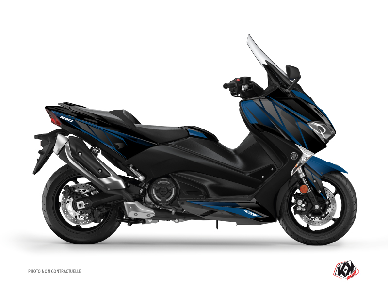 Yamaha TMAX 530 Maxiscooter Replica Graphic Kit Blue Black