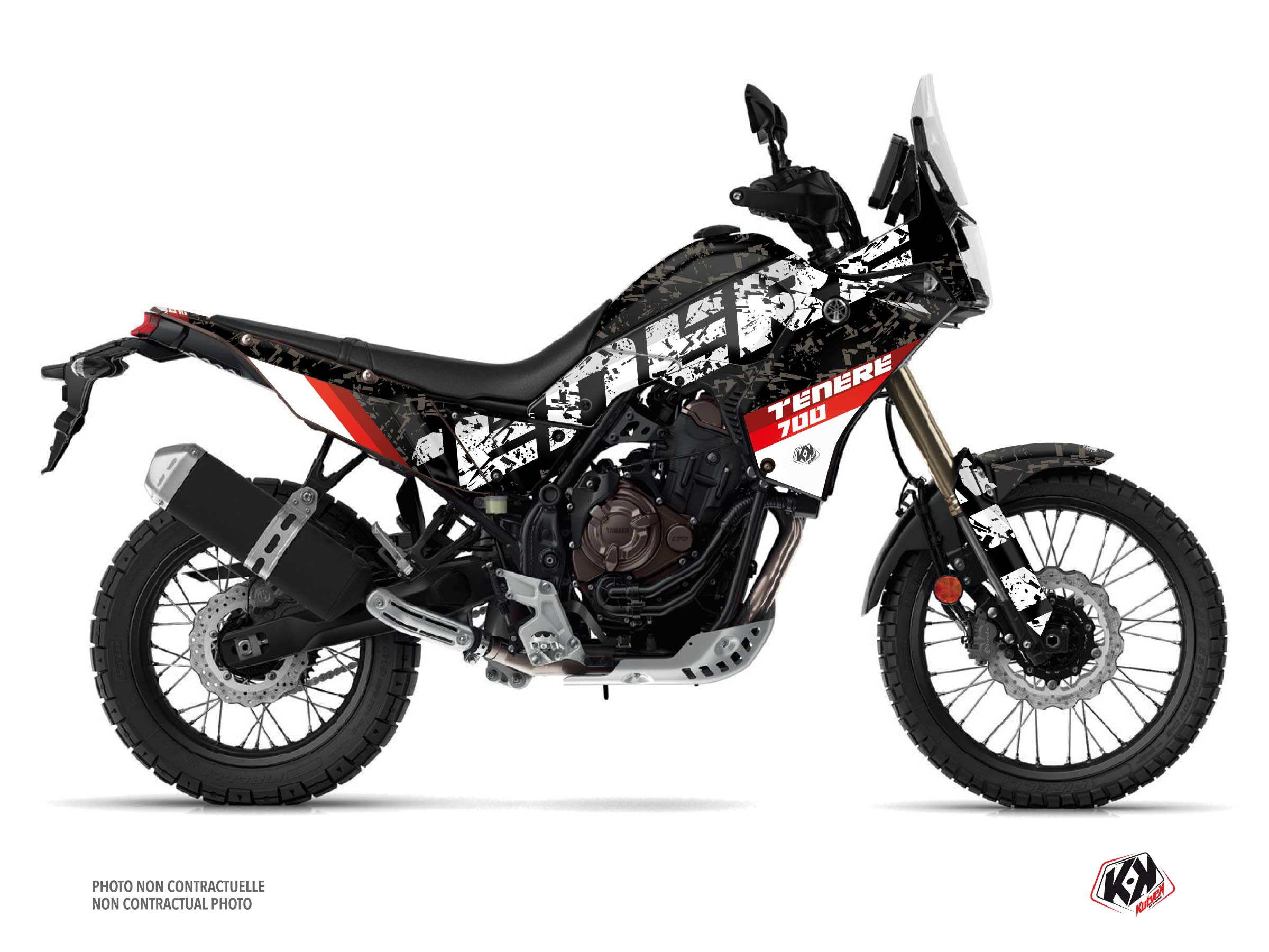 Kit Déco Moto Touareg Yamaha TENERE 700 Rouge