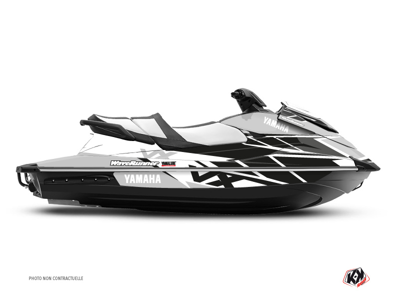 yamaha jet-ski replica  graphic kit white-black