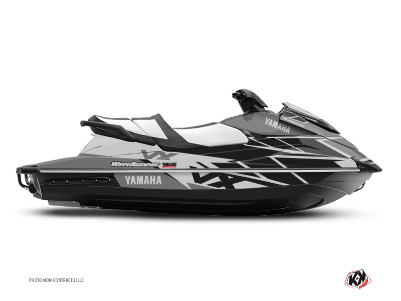 yamaha jet-ski replica  graphic kit black-grey