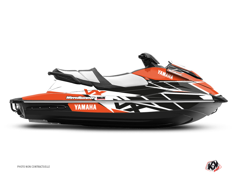 yamaha jet-ski replica  graphic kit black-orange