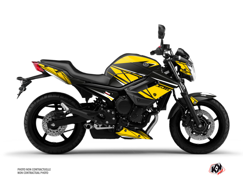 Yamaha XJ6 Street Bike Replica Graphic Kit Yellow