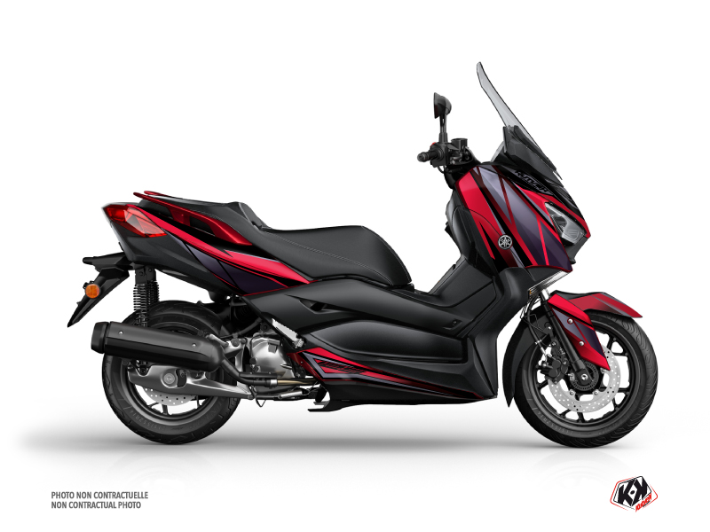 Kit Déco Maxiscooter Replica Yamaha XMAX 125 Rouge Noir