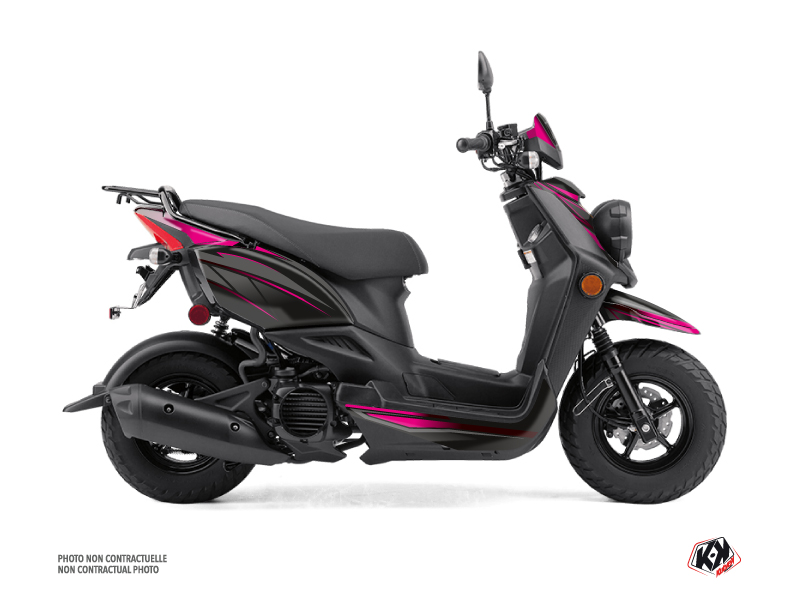 yamaha scooter replica  graphic kit black-pink