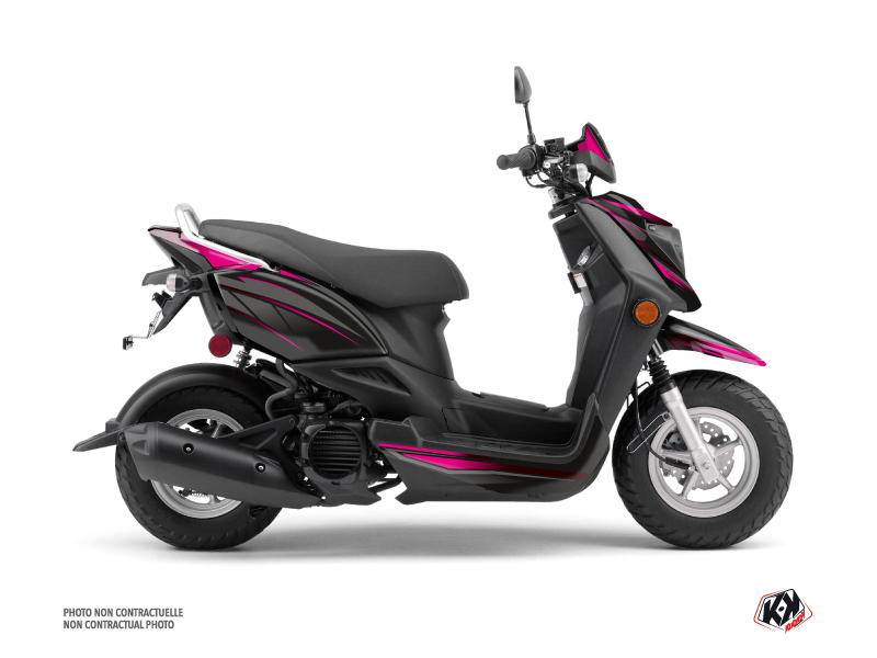 yamaha scooter replica  graphic kit black-pink