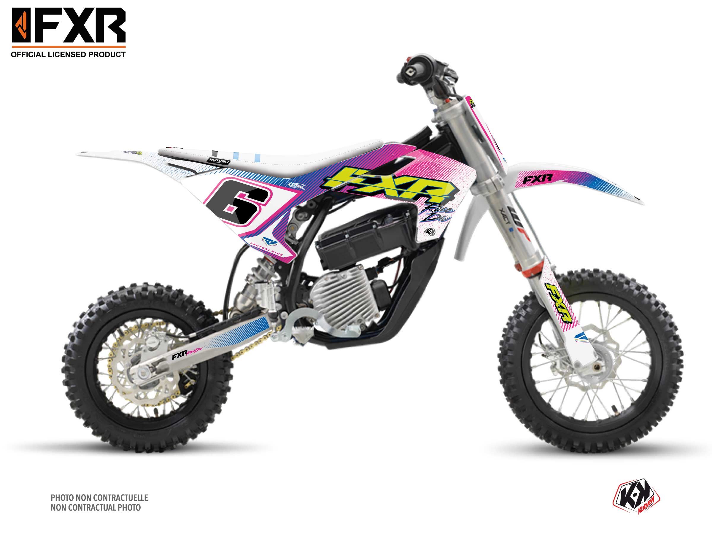 husqvarna dirt bike fxr retro  graphic kit 