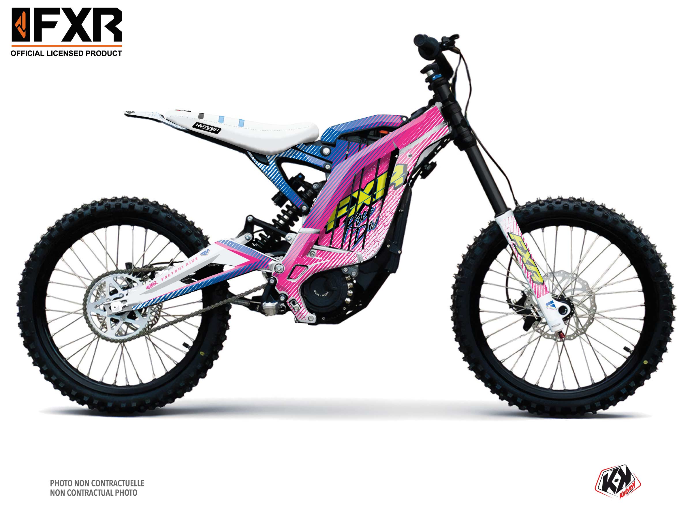 sur-ron dirt bike fxr retro graphic kit | Kutvek