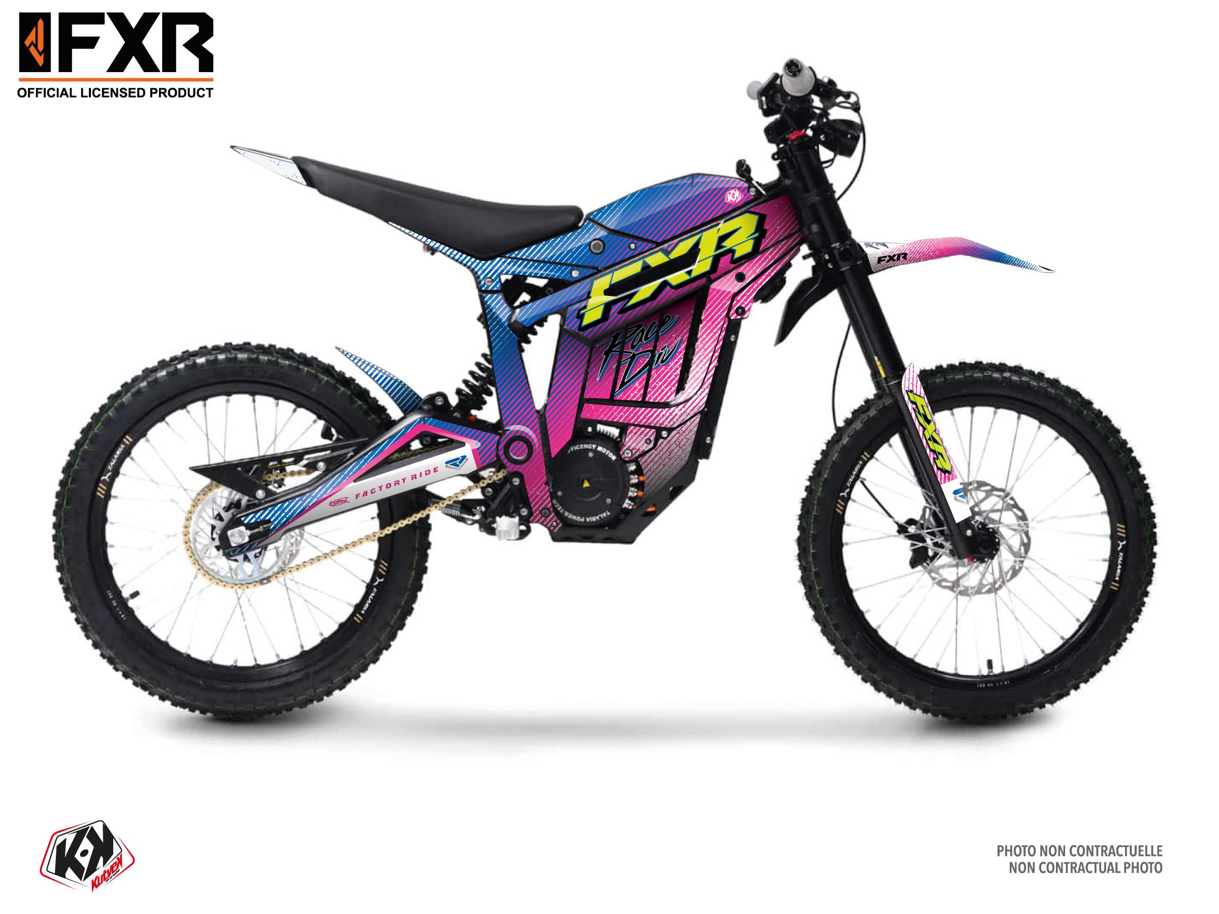 talaria dirt bike fxr retro  graphic kit 