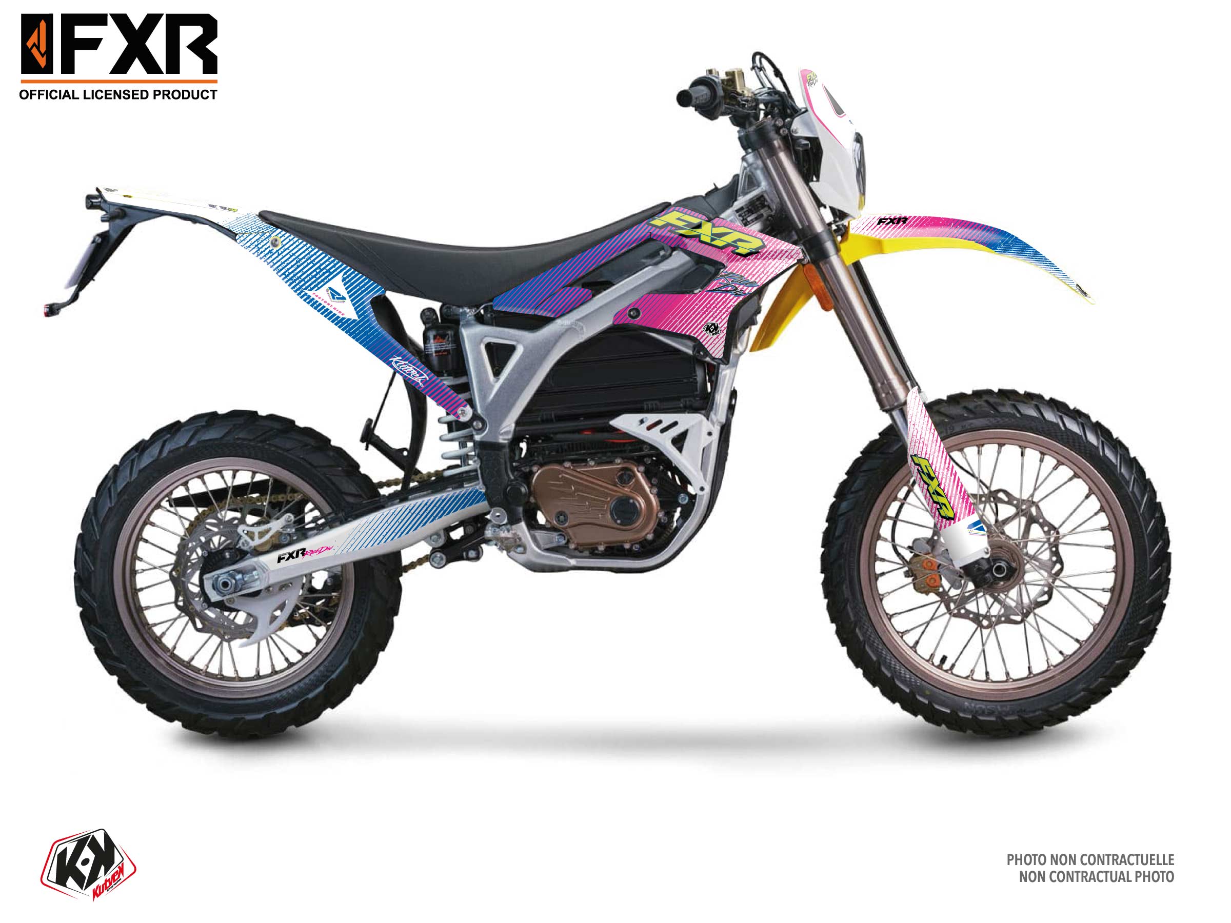 sur-ron dirt bike fxr retro serie graphic kit