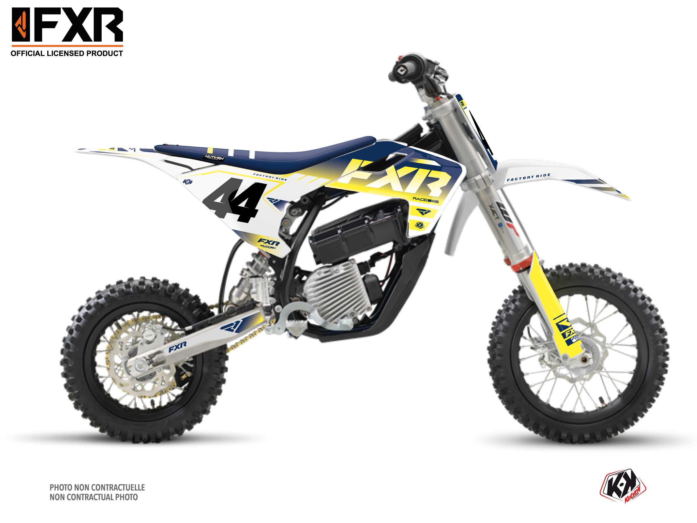 husqvarna dirt bike fxr revo  graphic kit white