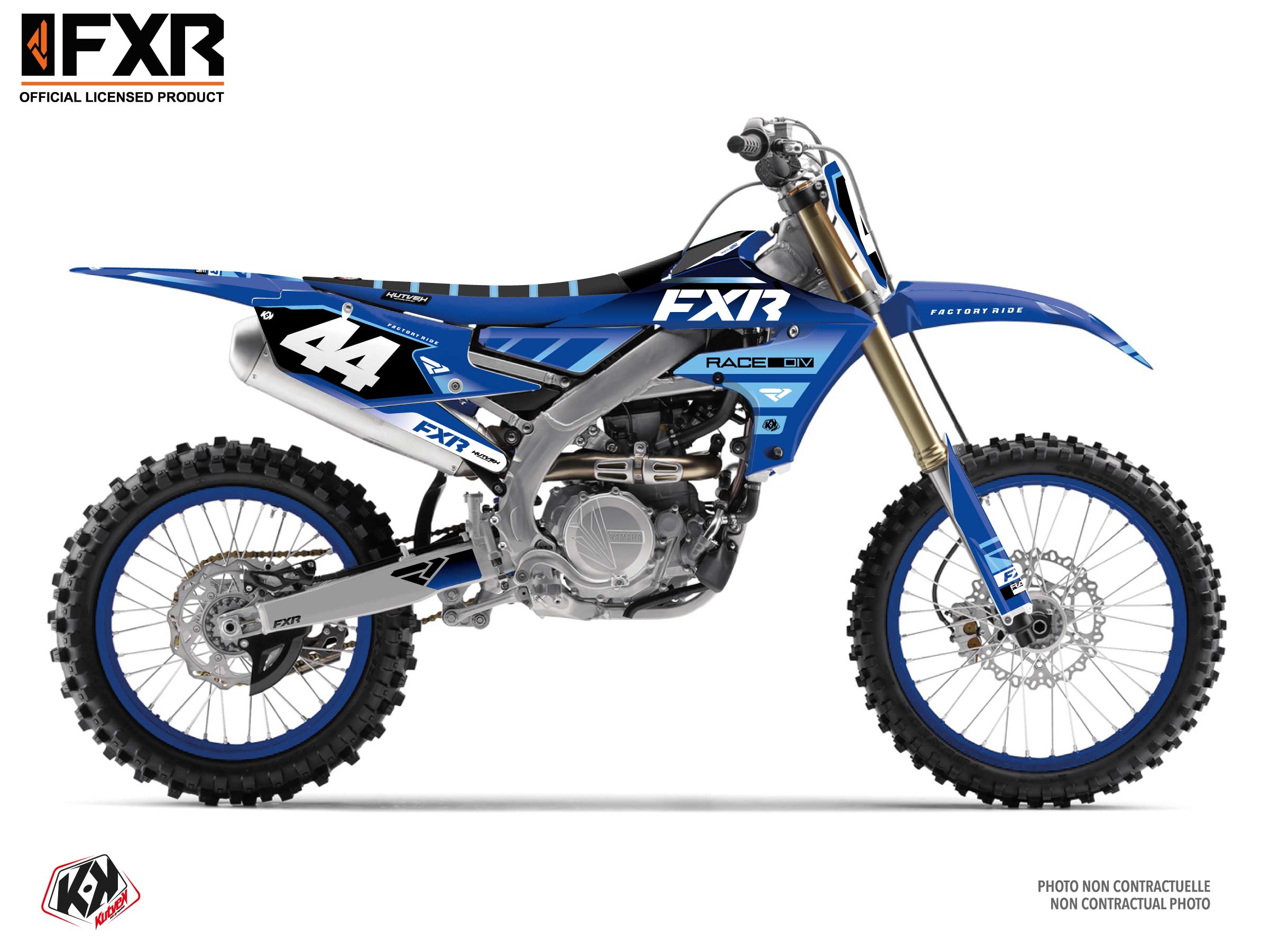 Yamaha Yz 250 F Dirt Bike Fxr Revo Graphic Kit Blue