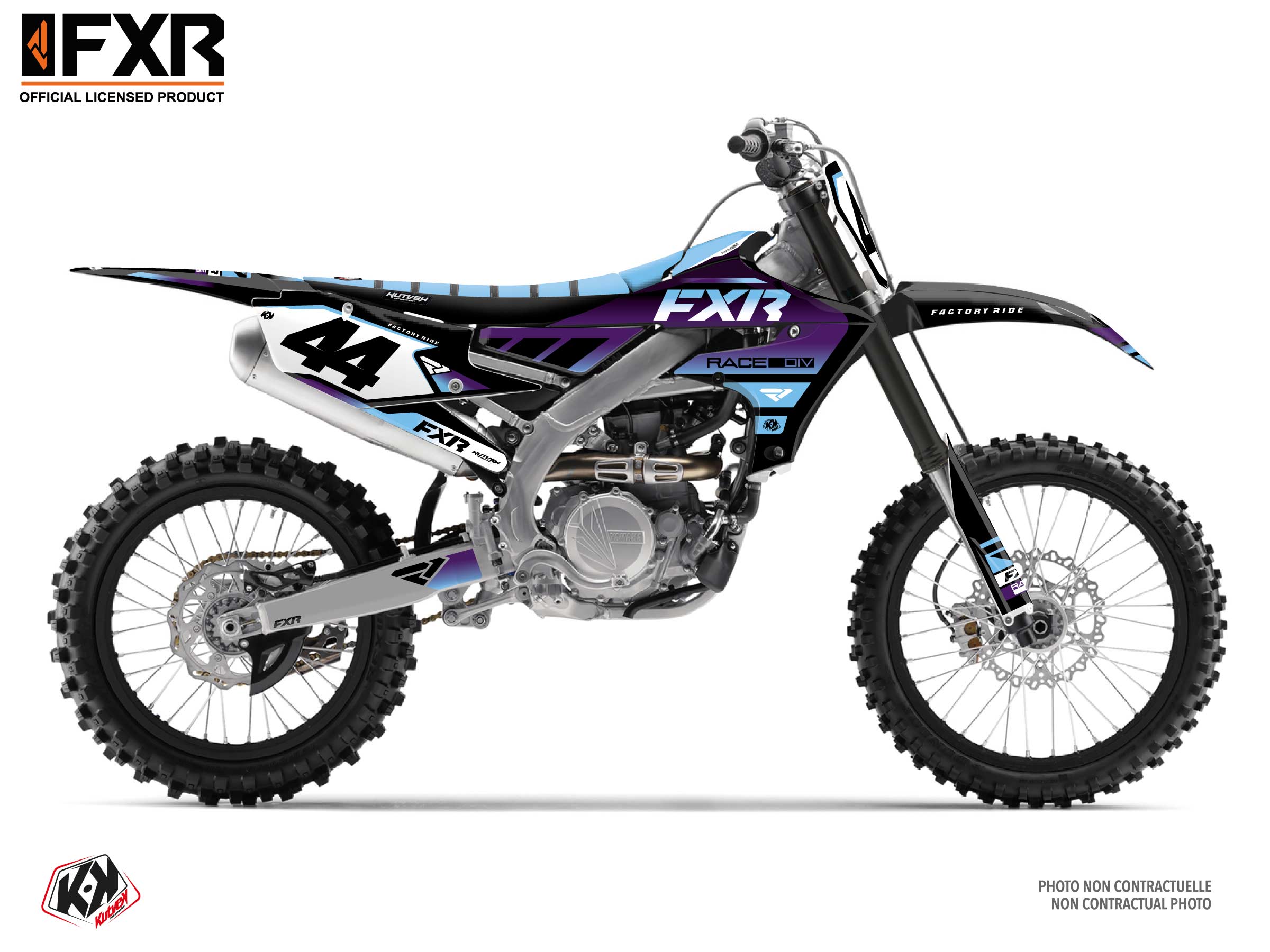 Yamaha Yz 450 F Dirt Bike Fxr Revo Graphic Kit Purple