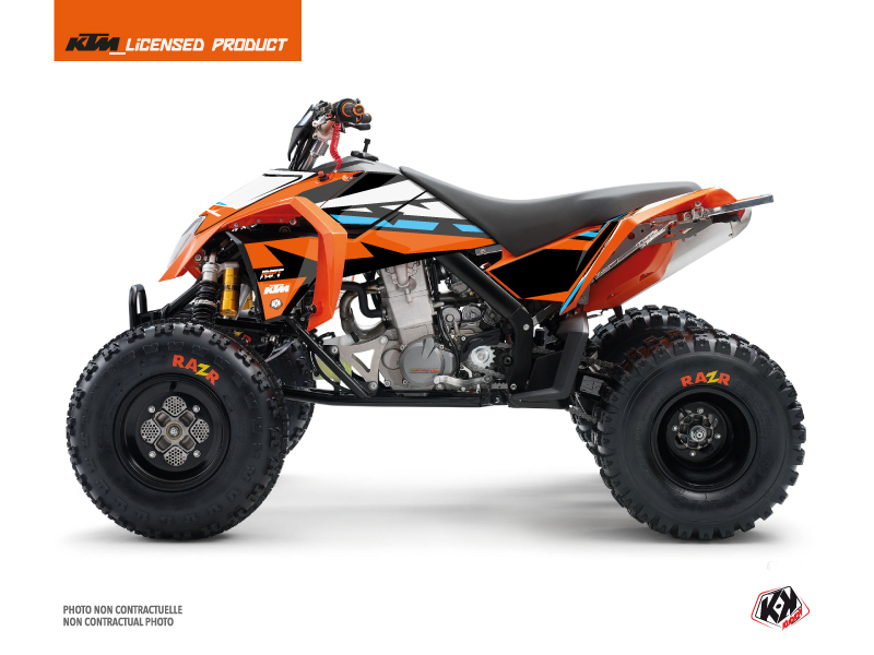 kit déco moto qjmotor altura bleu 