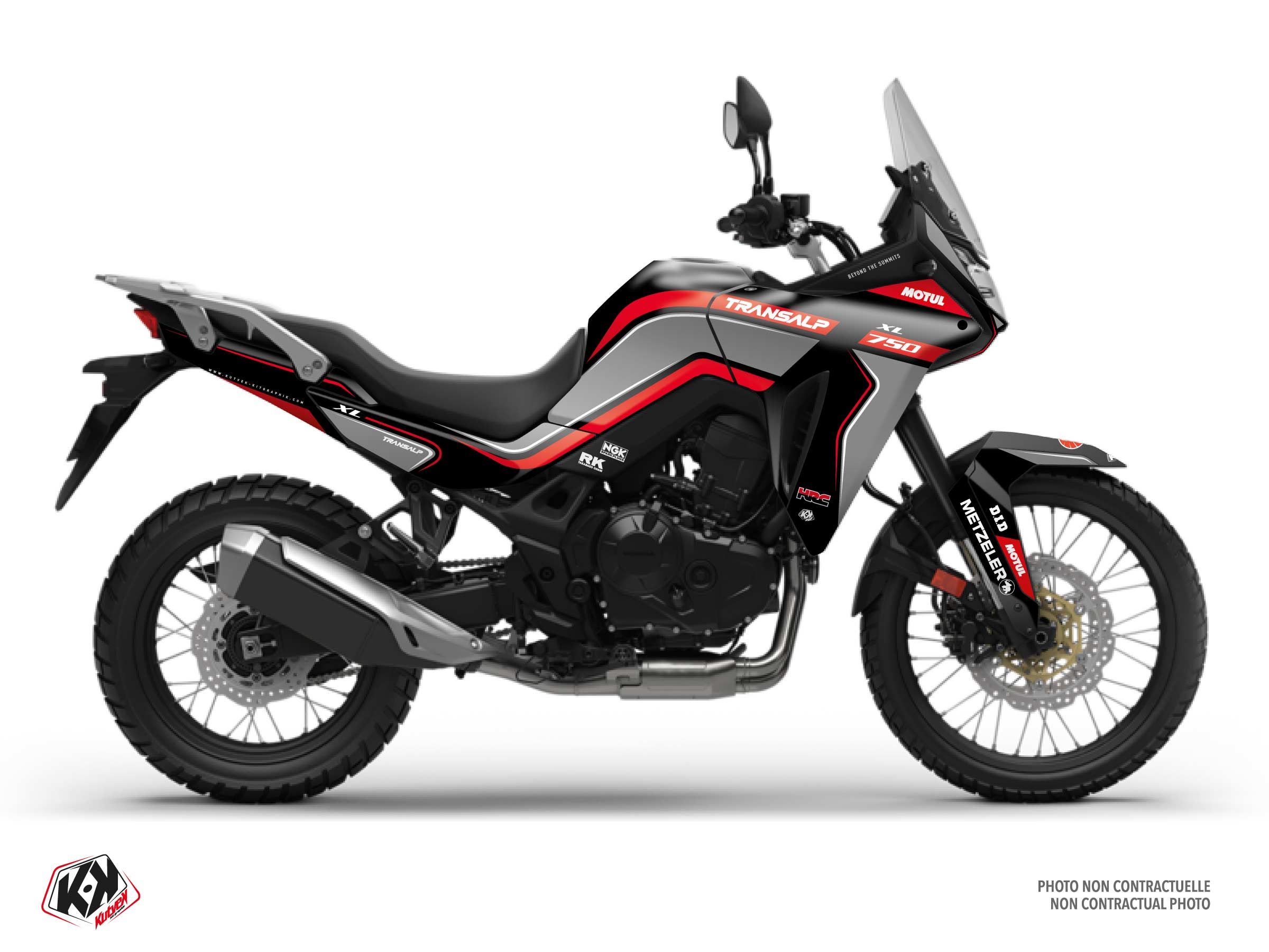 honda street bike rover  graphic kit black