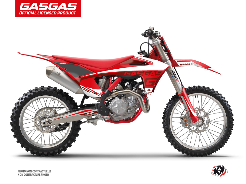 Kit Déco Moto Cross Rush GASGAS MCF 250 Rouge