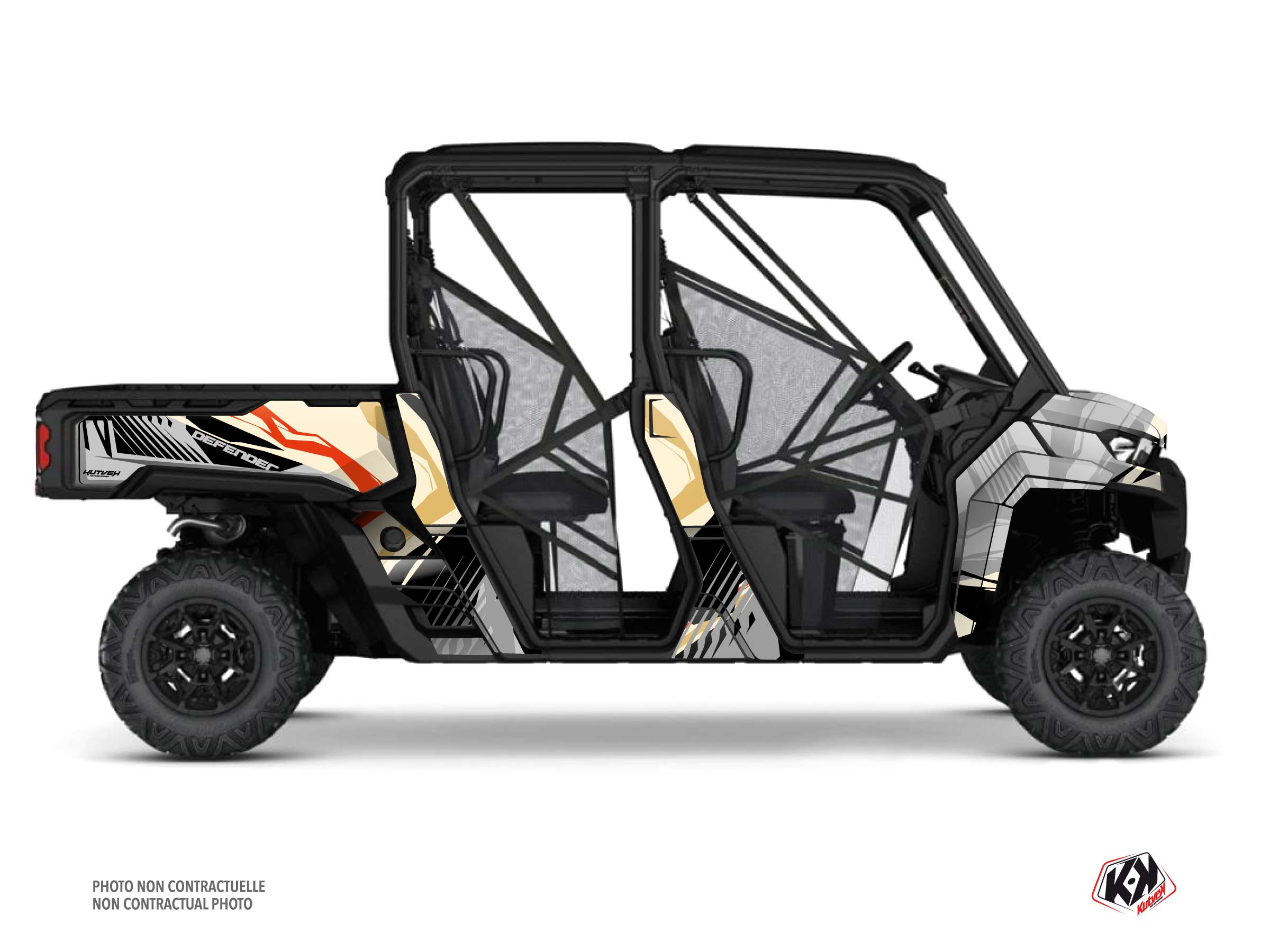 Kit Graphique ssv can-am defender max kliff sable