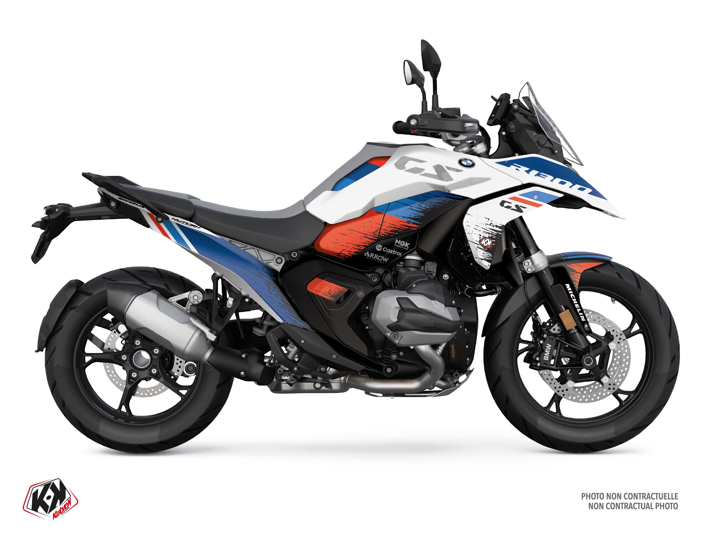 bmw street bike schorsch  graphic kit white