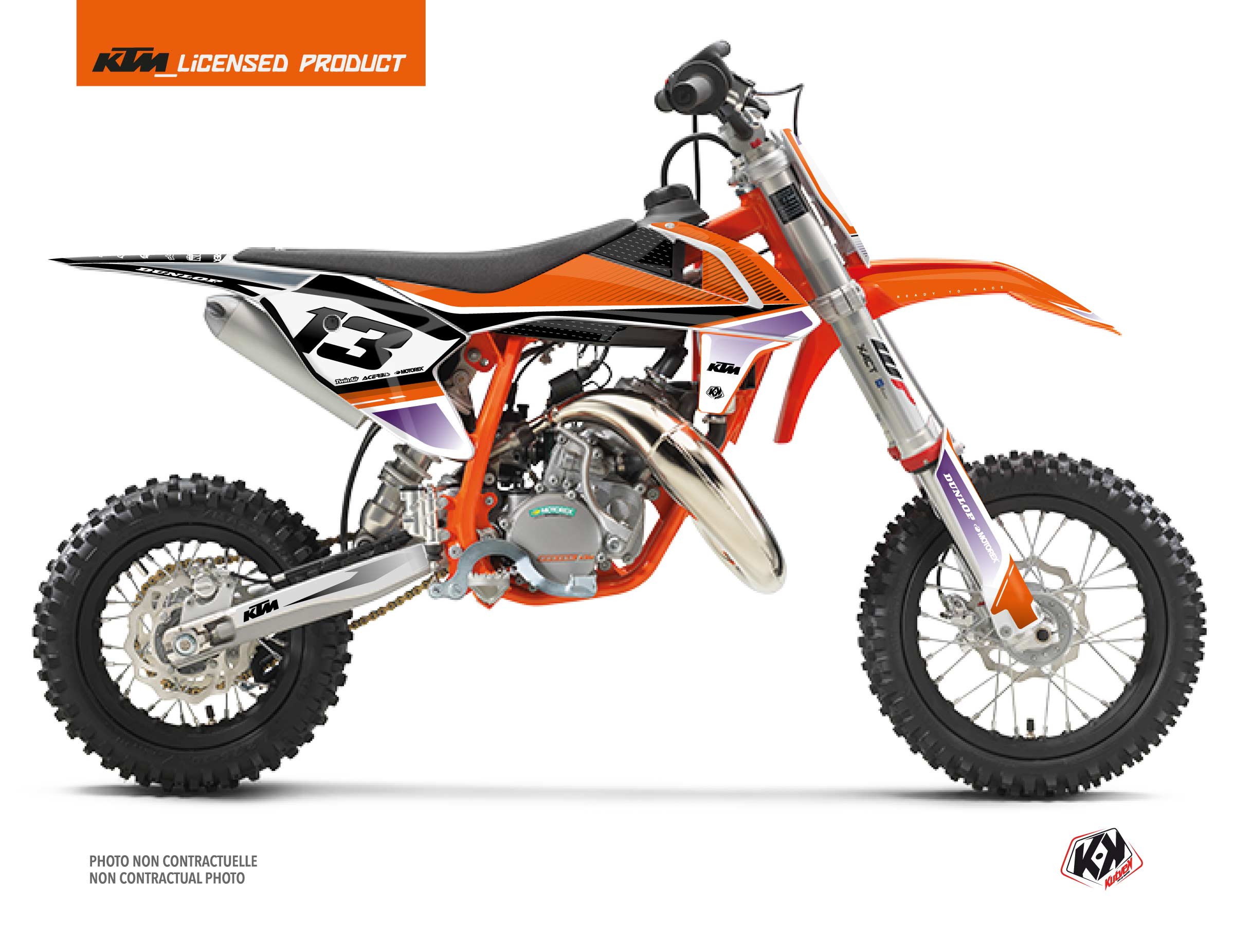 Team Racing Graphics kit for 2002-2008 KTM SX 50 SCATTER 