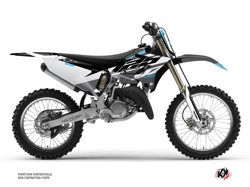 kit déco motocross yamaha skew gris 