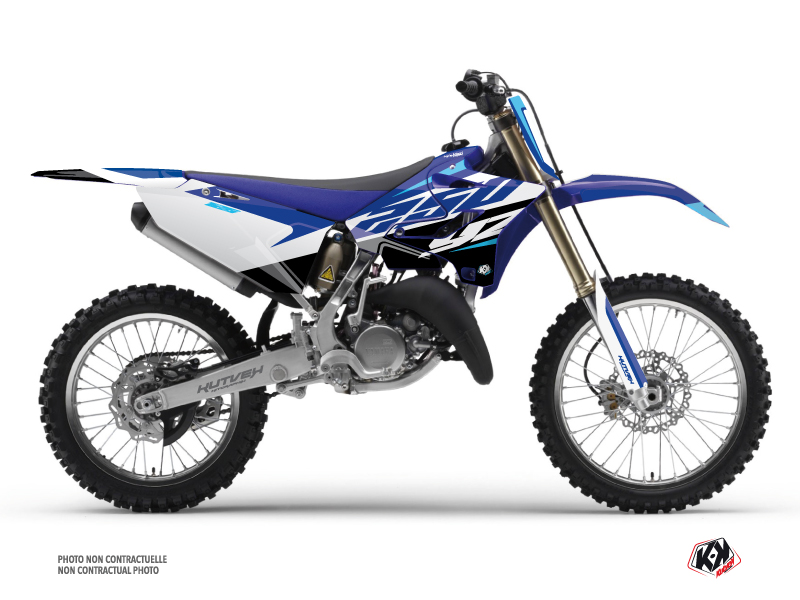 kit déco motocross yamaha skew bleu 