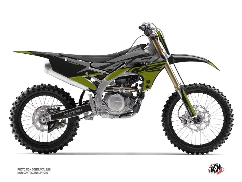 yamaha dirt bike skew  graphic kit khaki