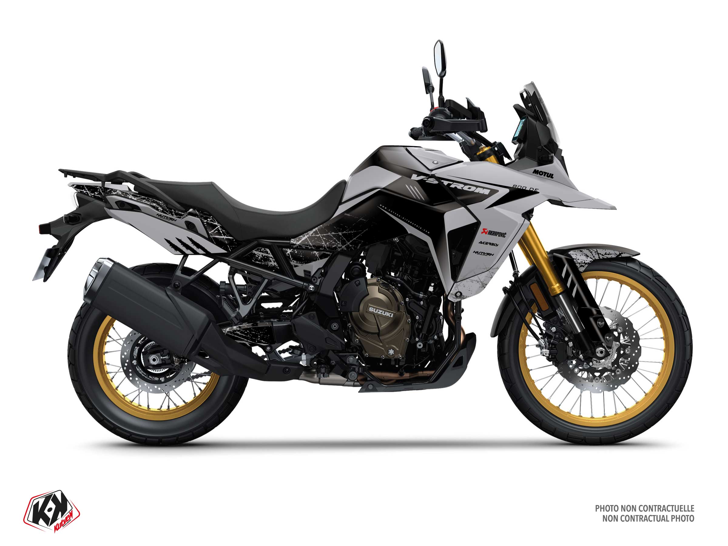 suzuki street bike skwal  graphic kit black