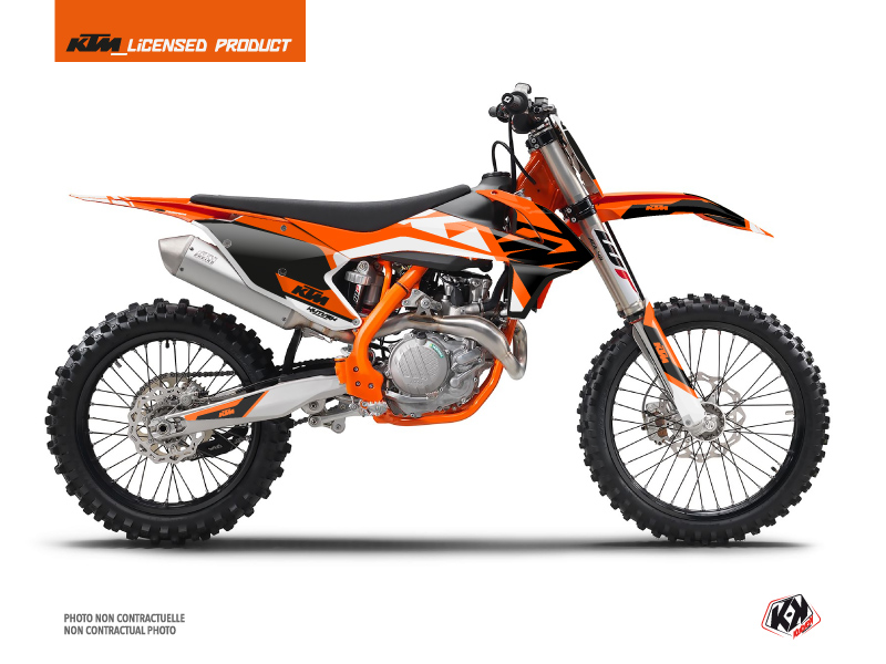 ktm dirt bike skyline  graphic kit orange