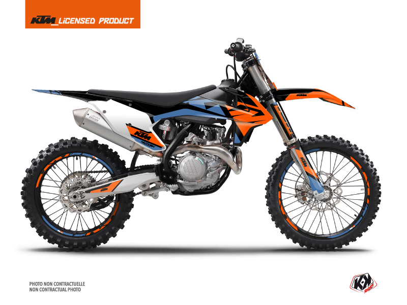 ktm dirt bike skyline  graphic kit blue