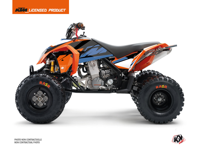 ktm atv skyline  graphic kit blue