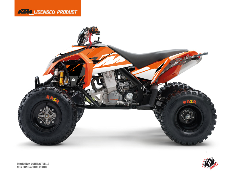 ktm atv skyline  graphic kit orange