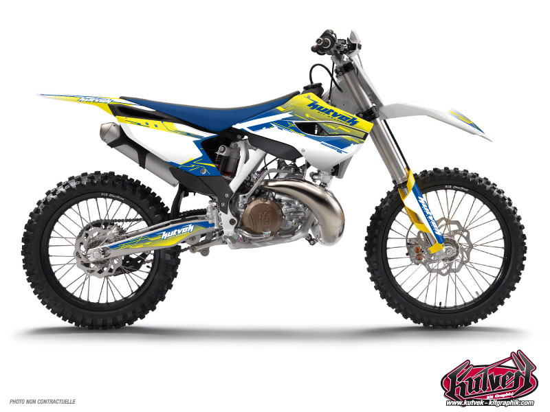 husqvarna dirt bike slider  graphic kit 