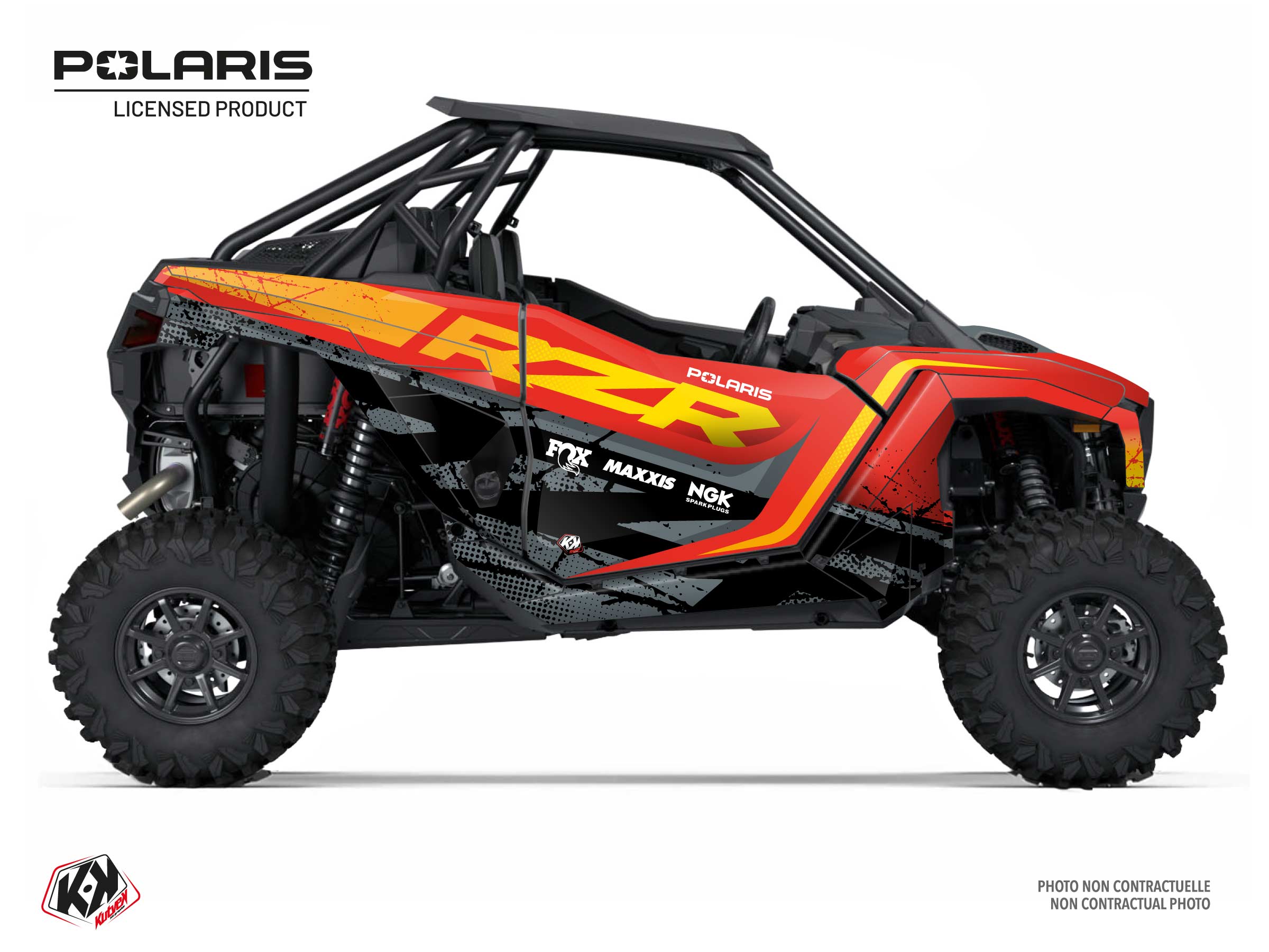 kit déco ssv polaris soleno rouge 