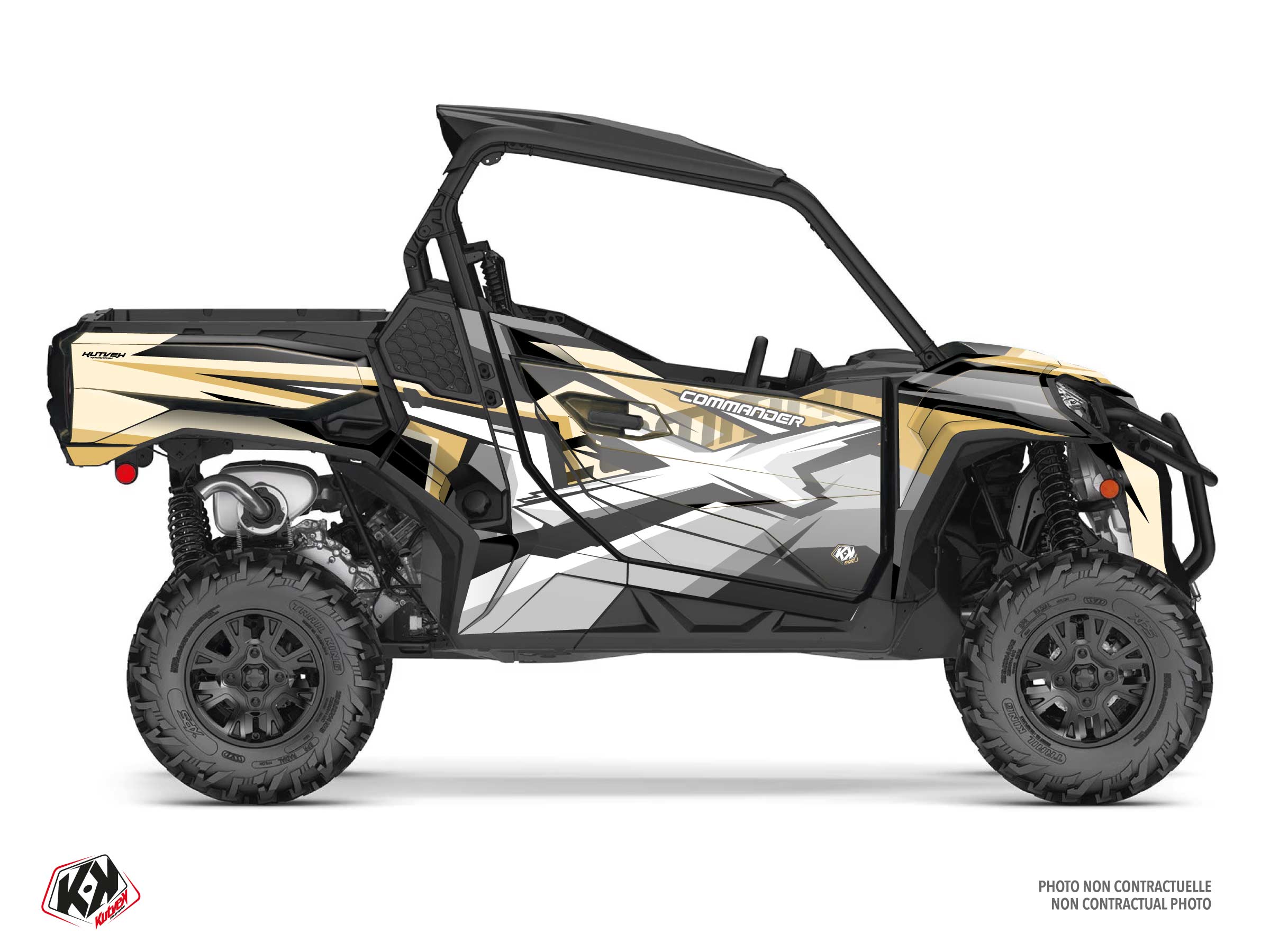 can-am utv spear  graphic kit sand